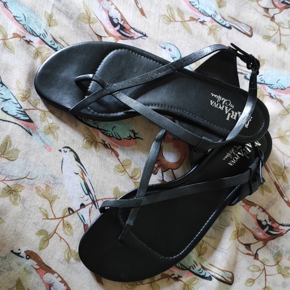 Cole Haan Shoes - Maria Sharapova Cole Haan Black Sandals Nike Air 8 1/2 Slingback Leather Women's